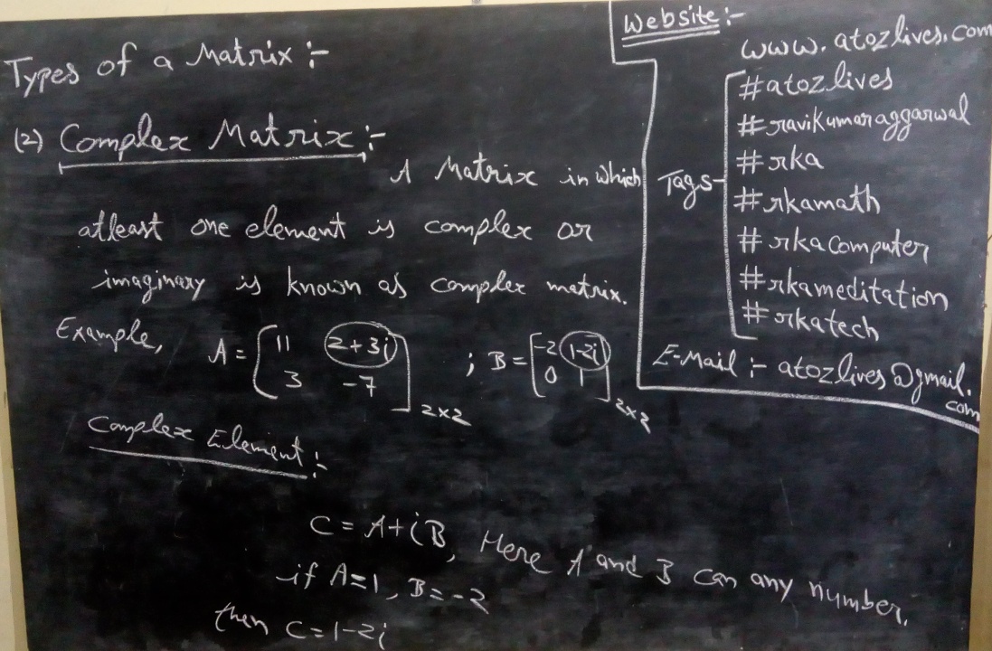 complex matrices