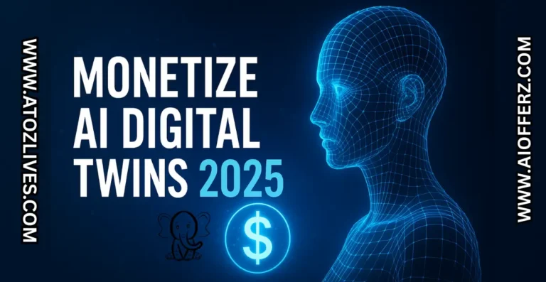 monetize AI digital twins 2025
