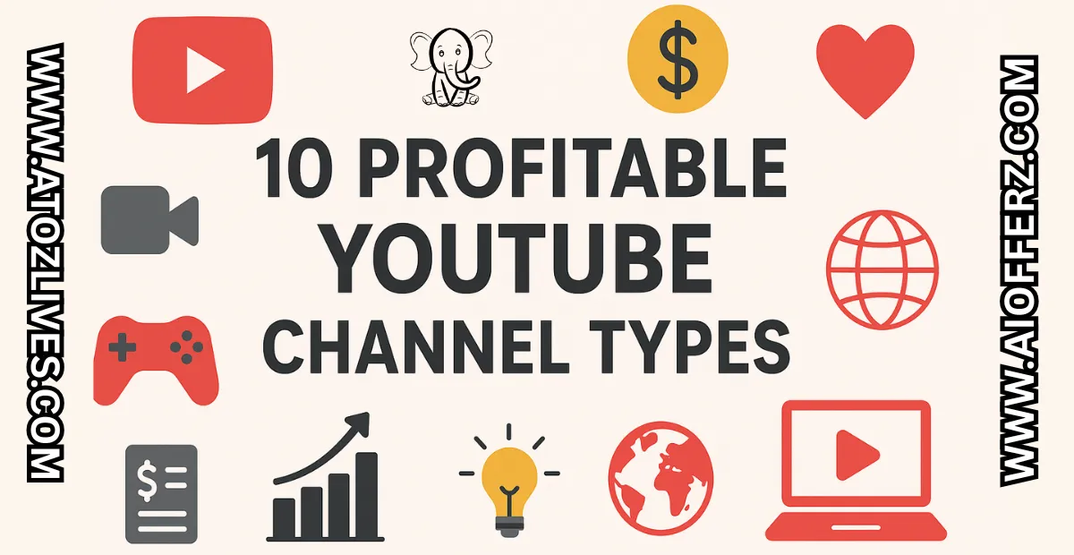 Read more about the article 10 Profitable YouTube Channel Types You Can Buy or Sell in 2025: A Complete Guide to Monetizing Your Digital Asset