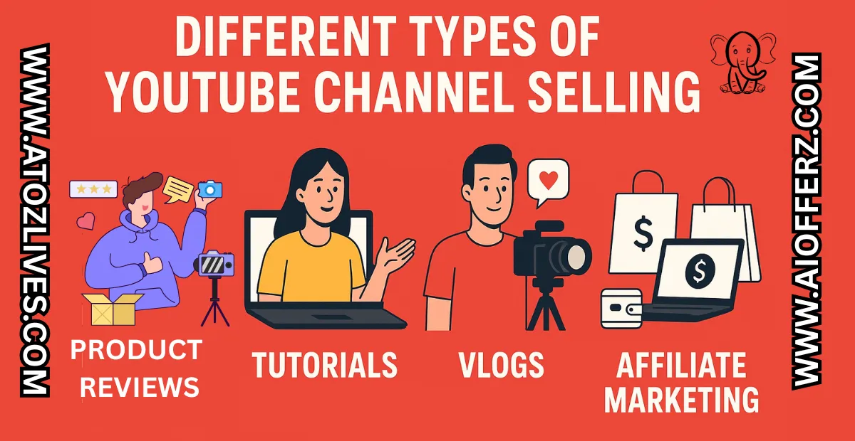 You are currently viewing Different Types of YouTube Channel Selling: How to Buy & Sell Channels for Profit in 2025