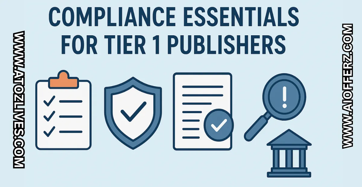 Compliance Essentials for Tier 1 Publishers