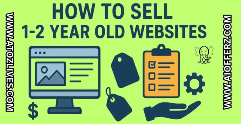 Sell 1-2 Year Old Websites