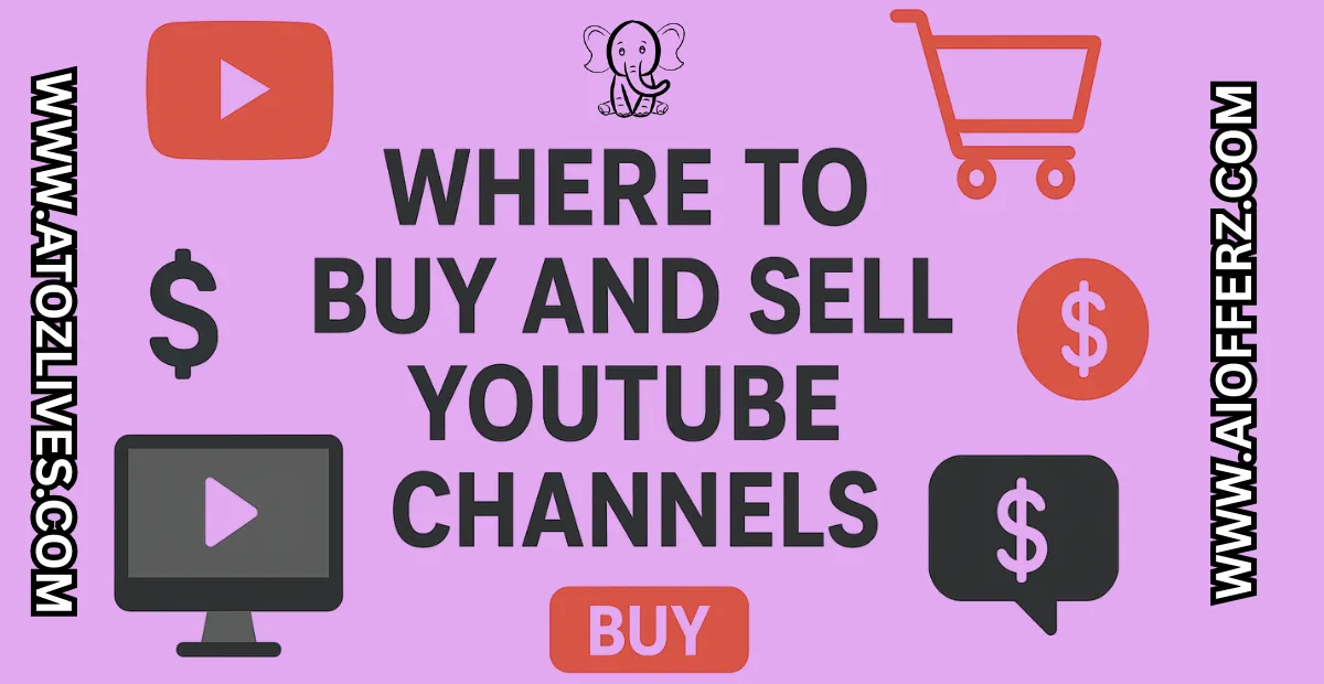 Where to Buy and Sell YouTube Channels