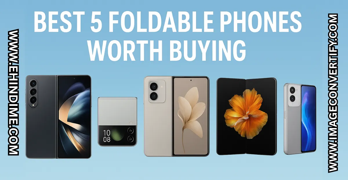 You are currently viewing Best 5 Foldable Phones Worth Buying in 2025