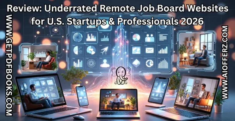 Review Underrated Remote Job Board Websites for U.S. Startups & Professionals 2026