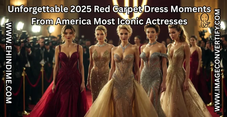 Unforgettable 2025 Red Carpet Dress Moments From America Most Iconic Actresses