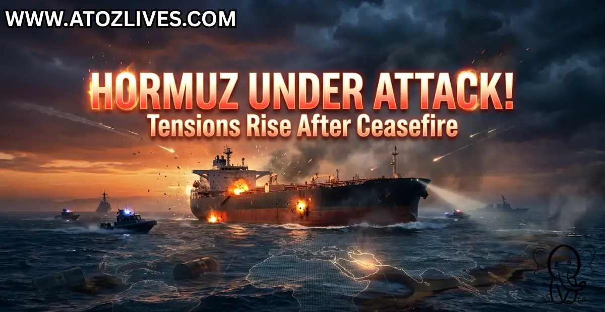 You are currently viewing Tensions Escalate as Iran Targets Ships in Hormuz After Ceasefire Extension: Iran Strait of Hormuz Attack 22 April 2026  05:25