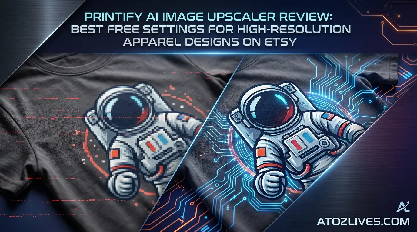 You are currently viewing Printify AI Image Upscaler Review: Best Free Settings for High-Resolution Apparel Designs on Etsy