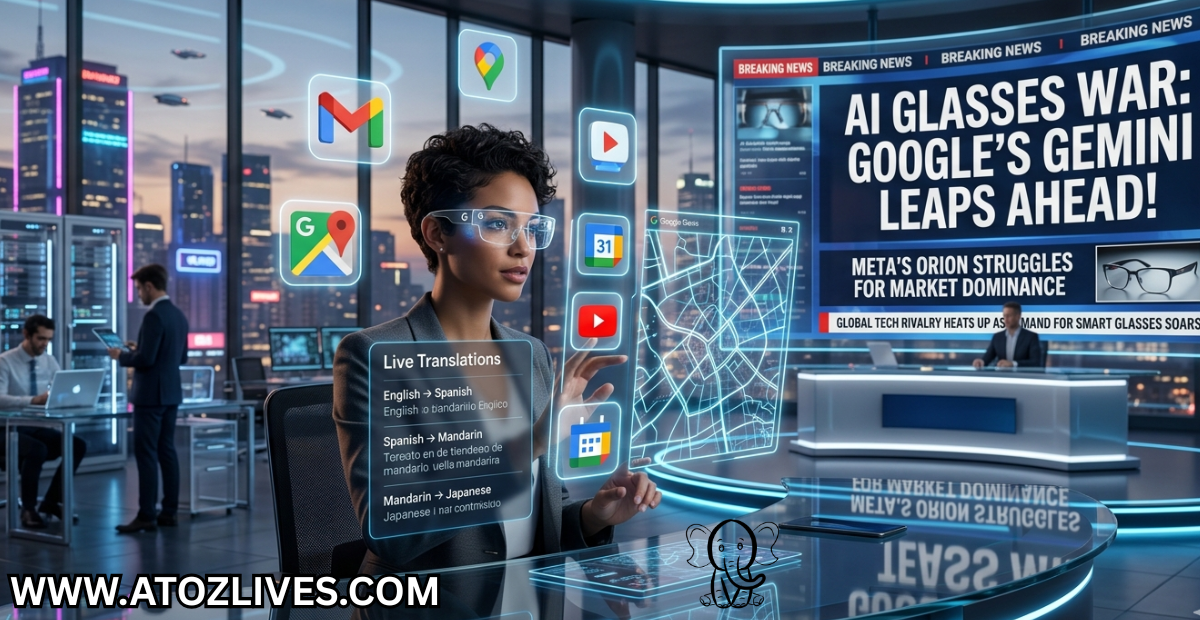 You are currently viewing Google’s AI Glasses vs Meta: The Smart Wearable Battle Begins