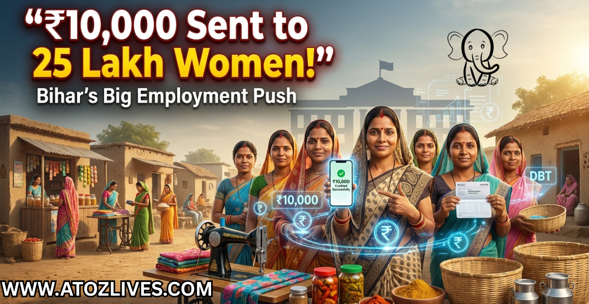 You are currently viewing Bihar Transfers ₹2,500 Crore to Women Under Employment Support Scheme
