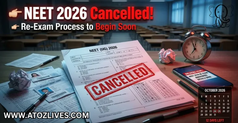 NEET UG 2026 Re-Exam