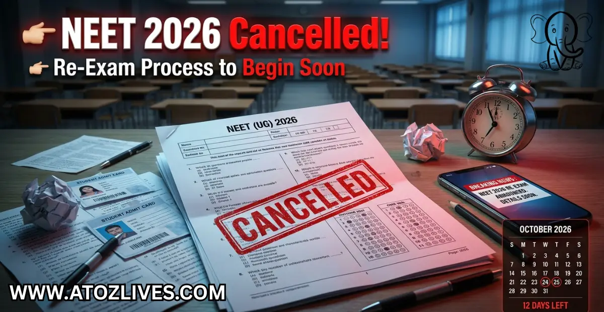 You are currently viewing Uncertainty Grows After NEET-UG 2026 Cancellation, Re-Exam Process Likely Soon 12 May 2026