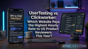 Read more about the article UserTesting vs Clickworker: Which Website Pays the Highest Hourly Rate to US Product Reviewers This Year?