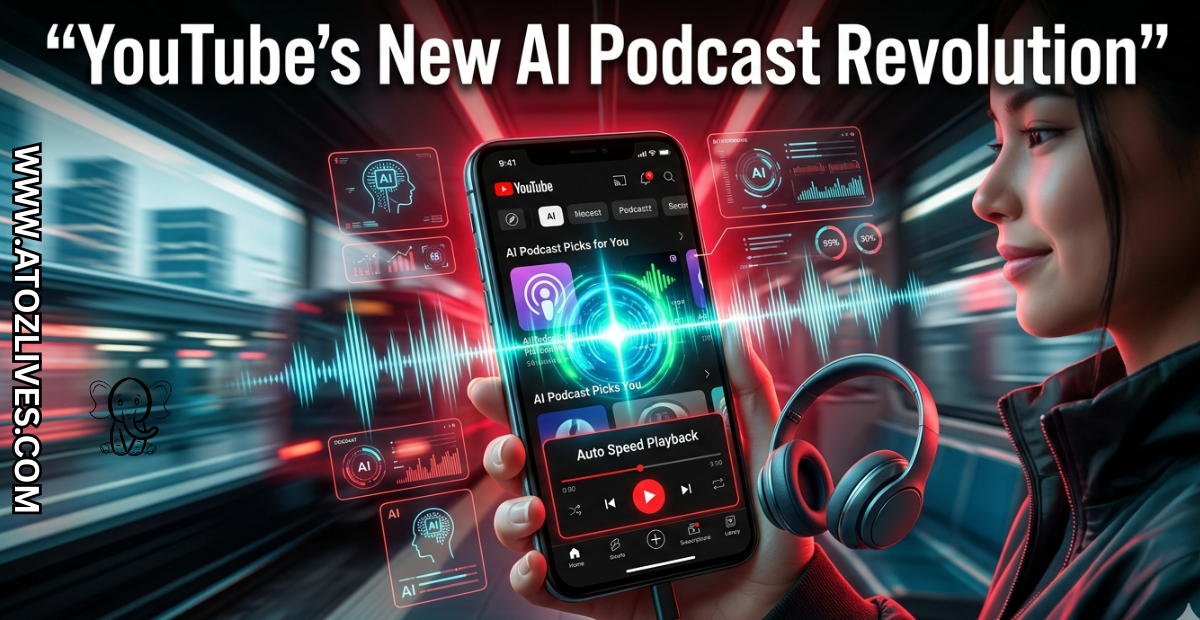 You are currently viewing YouTube adds new podcast features, including an AI recommendation tool and ‘Auto speed’