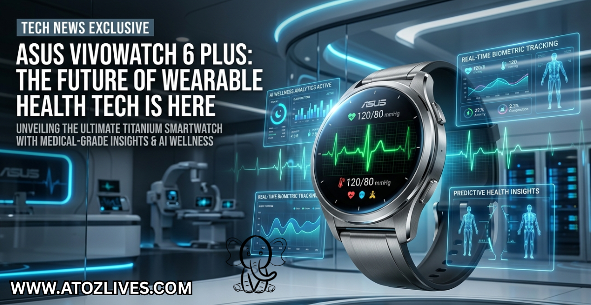 You are currently viewing Asus Introduces VivoWatch 6 Plus at Computex 2026 With Advanced Health Monitoring Features