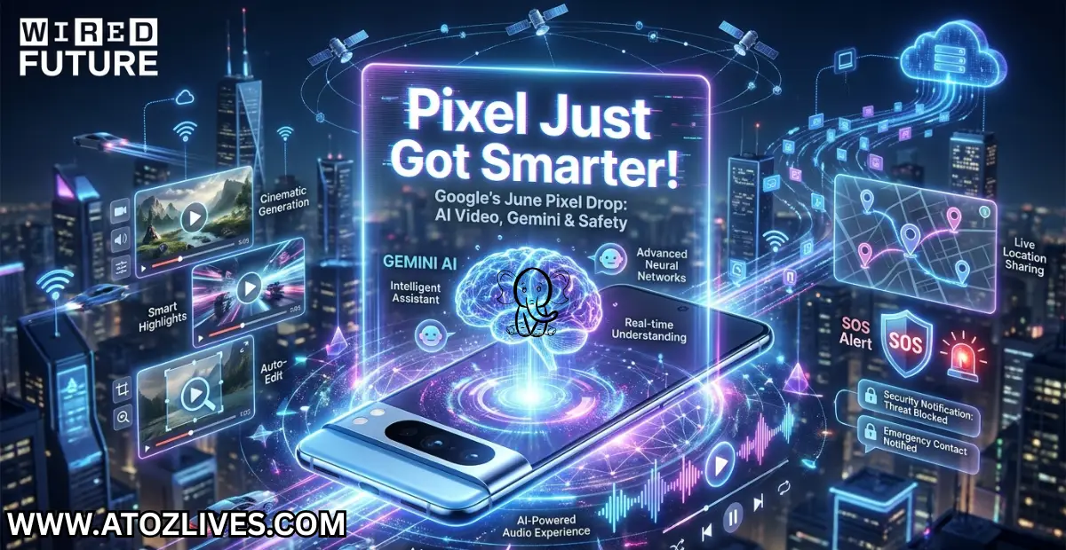 You are currently viewing Google’s June Pixel Drop Brings AI Video, Music and Safety Features to the Forefront