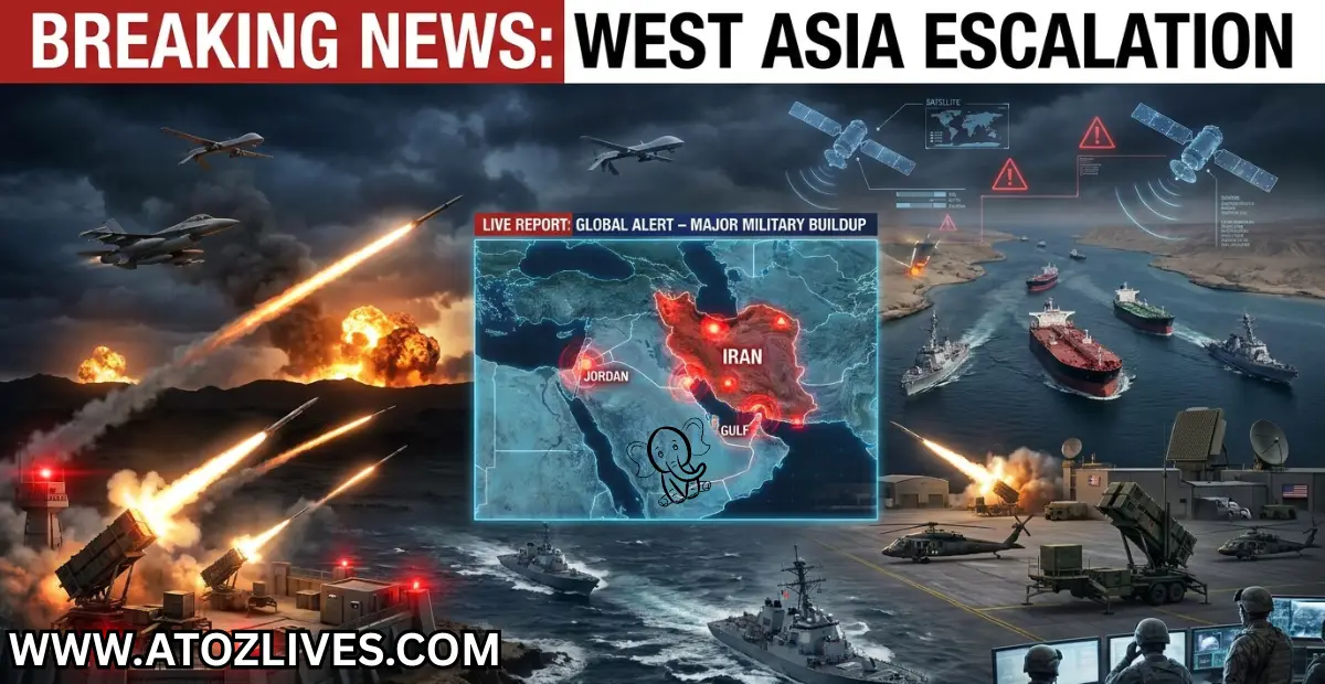You are currently viewing West Asia War LIVE: Iran Targets U.S. Bases in Jordan and Gulf After Trump Orders Strikes Near Hormuz