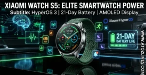 Read more about the article Xiaomi Watch S5 Arrives With 21-Day Battery Life, Premium Design and HyperOS 3 Features