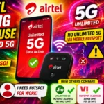 Is Airtel Limiting Hotspot Use on Unlimited 5G Plans? Users Raise Questions Over Alleged Restriction