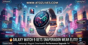 Read more about the article Galaxy Watch 9 to Feature Snapdragon Wear Elite Chip, Leaked Images Confirm Major Performance Upgrade