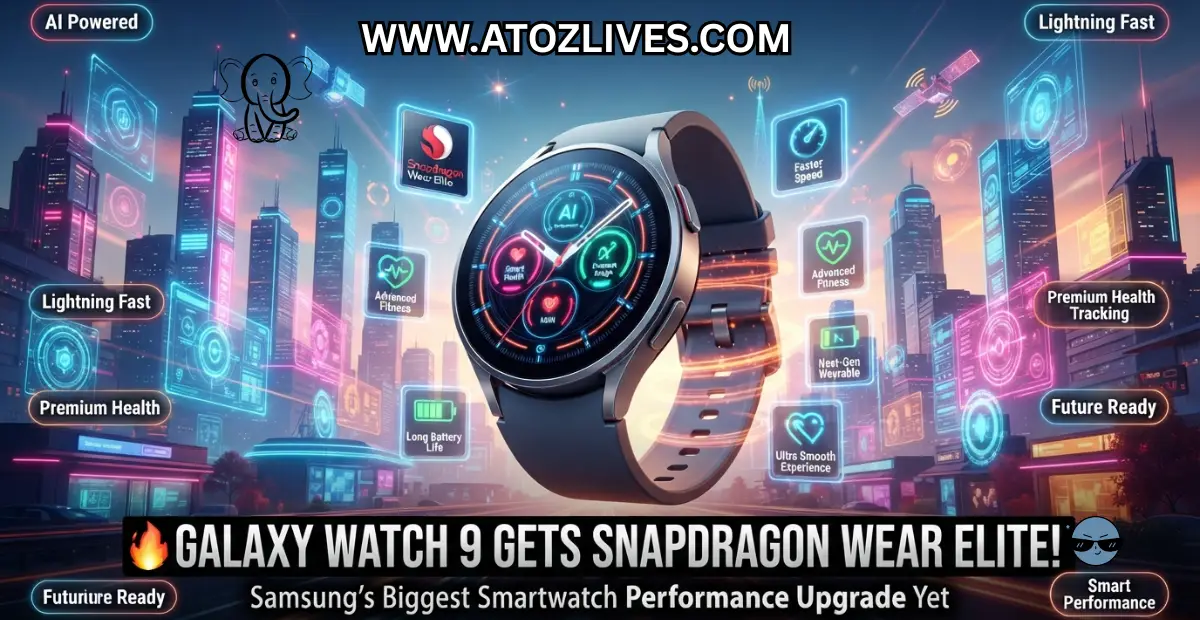 You are currently viewing Galaxy Watch 9 to Feature Snapdragon Wear Elite Chip, Leaked Images Confirm Major Performance Upgrade
