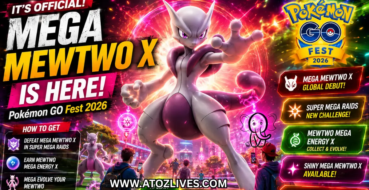 You are currently viewing Mega Mewtwo X Makes Its Pokémon GO Debut During GO Fest 2026