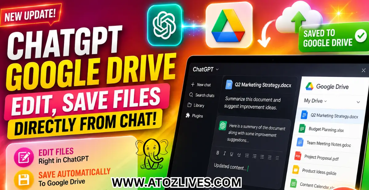 You are currently viewing ChatGPT’s Google Drive Plugin Now Lets You Edit, Save Files Directly from Chat