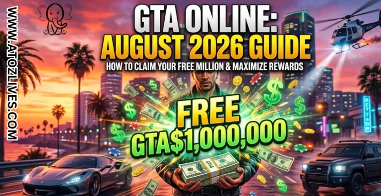 Free $1 Million GTA Online August 2026