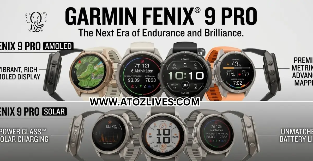 You are currently viewing Garmin Fenix 9 Pro Launches With Up to 291 Days of Battery Life, Solar and New Titanium Case