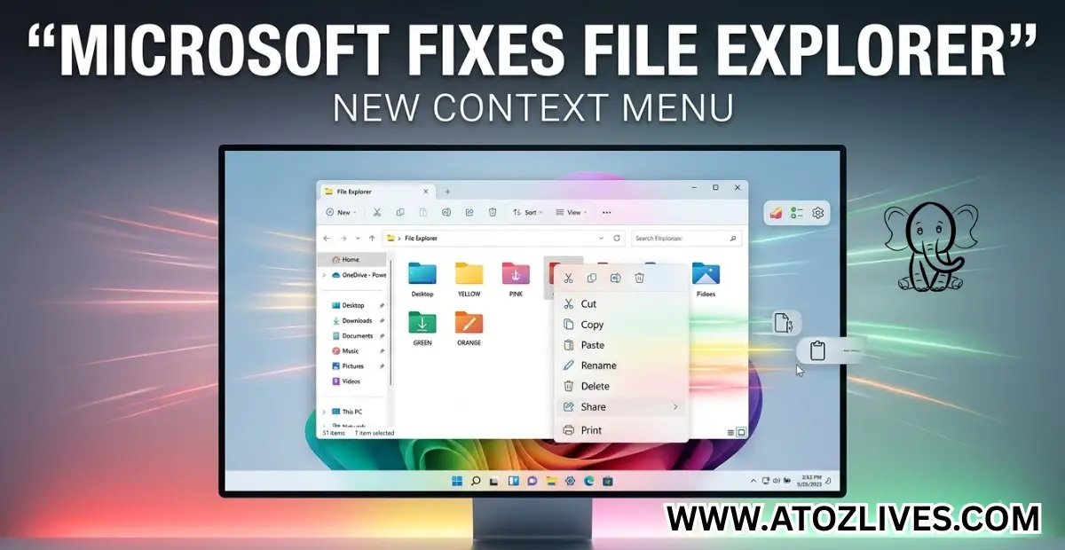 You are currently viewing Microsoft Finally Fixing File Explorer and the Context Menu