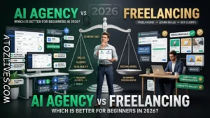 Read more about the article AI Agency vs Freelancing: Which Online Business Is Better for a Beginner in 2026?