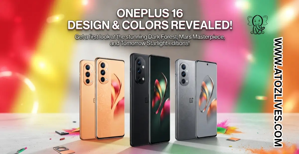 You are currently viewing OnePlus 16 Design and Color Options Officially Revealed