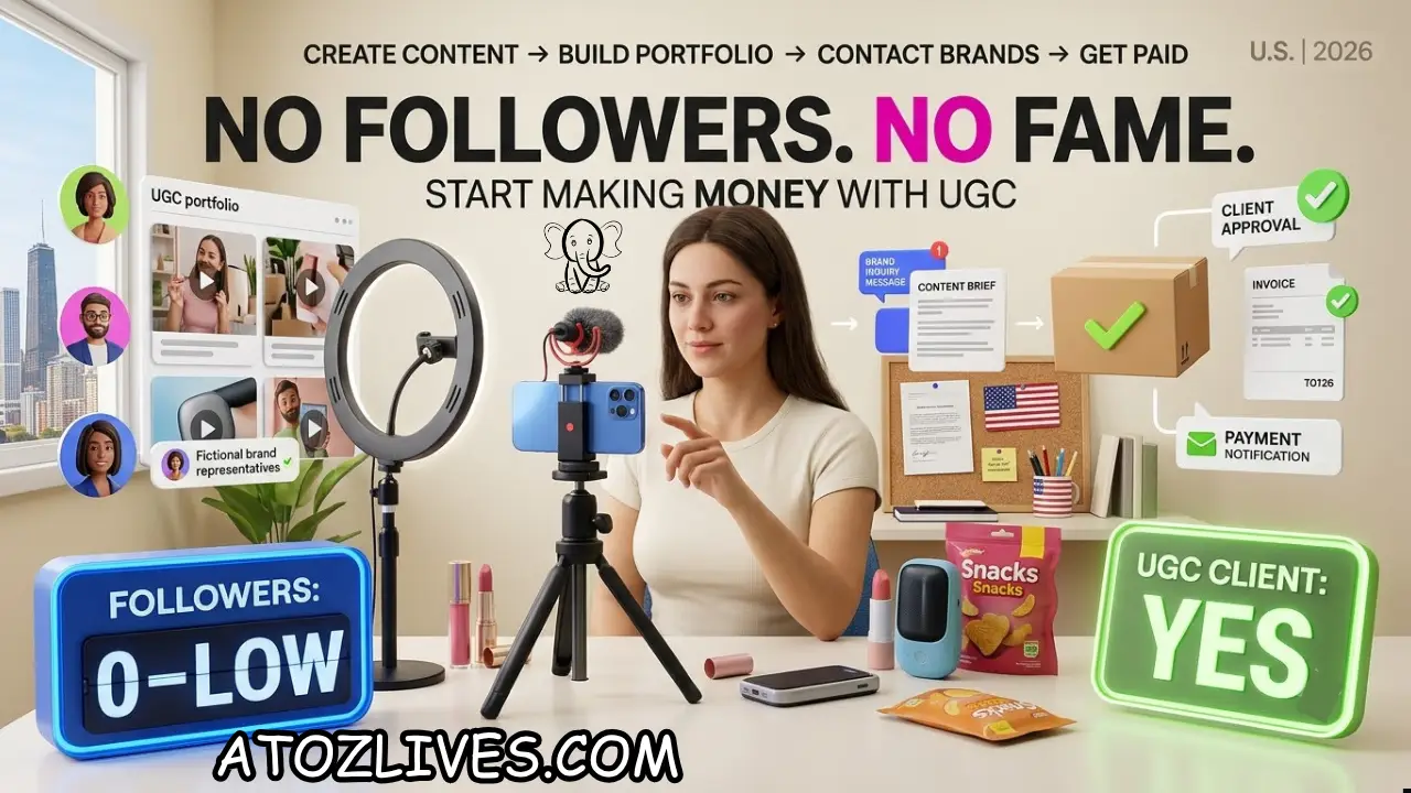 You are currently viewing No Followers, No Fame: How Beginners Can Start Making Money With UGC in the U.S.