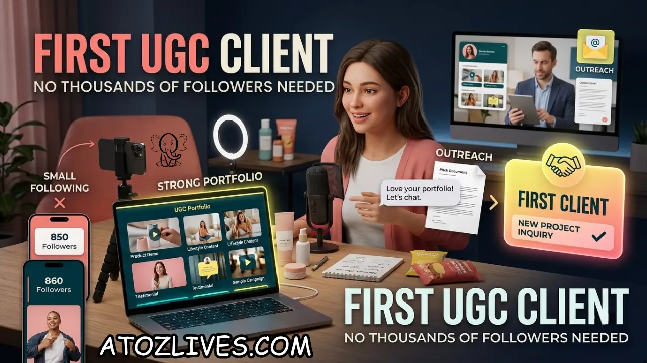 You are currently viewing How to Get Your First UGC Client Without Having Thousands of Instagram Followers