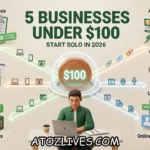 5 One-Person Online Businesses You Can Start With Less Than $100 in 2026