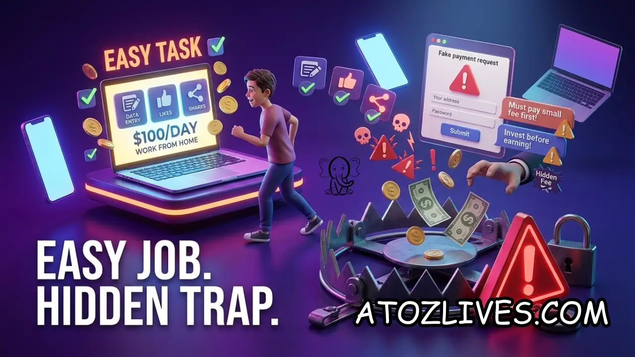 You are currently viewing Task Scams Explained: How “Easy Online Jobs” Can Turn Into a Money Trap