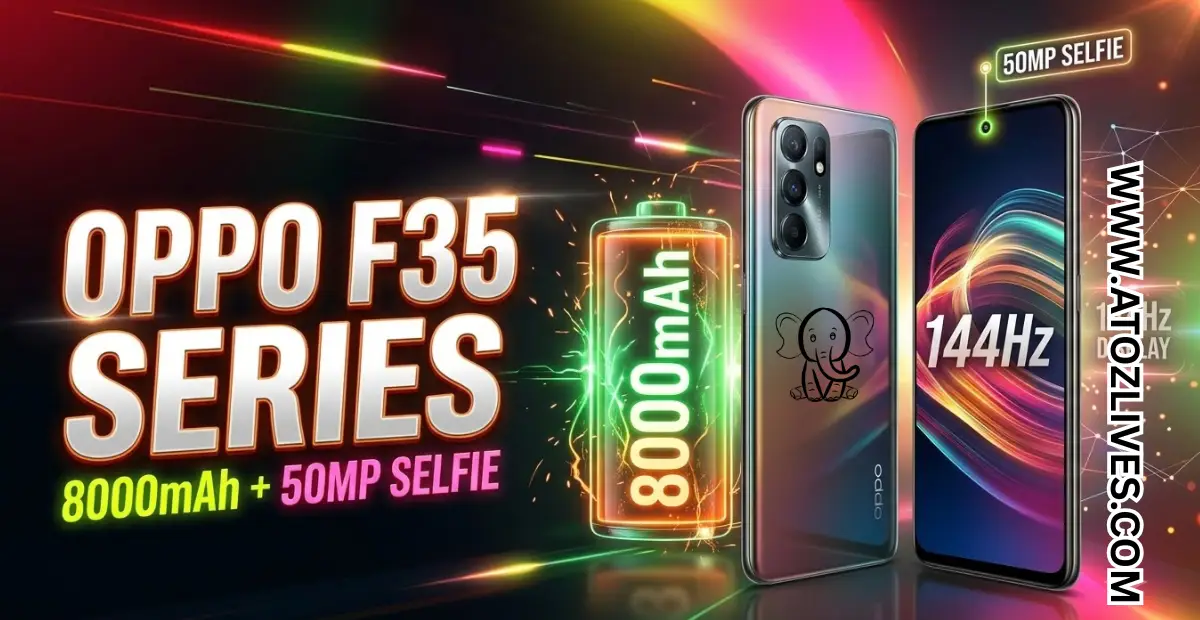 You are currently viewing Oppo F35 and F35 Pro debut with 8,000mAh batteries and 50MP selfie cameras